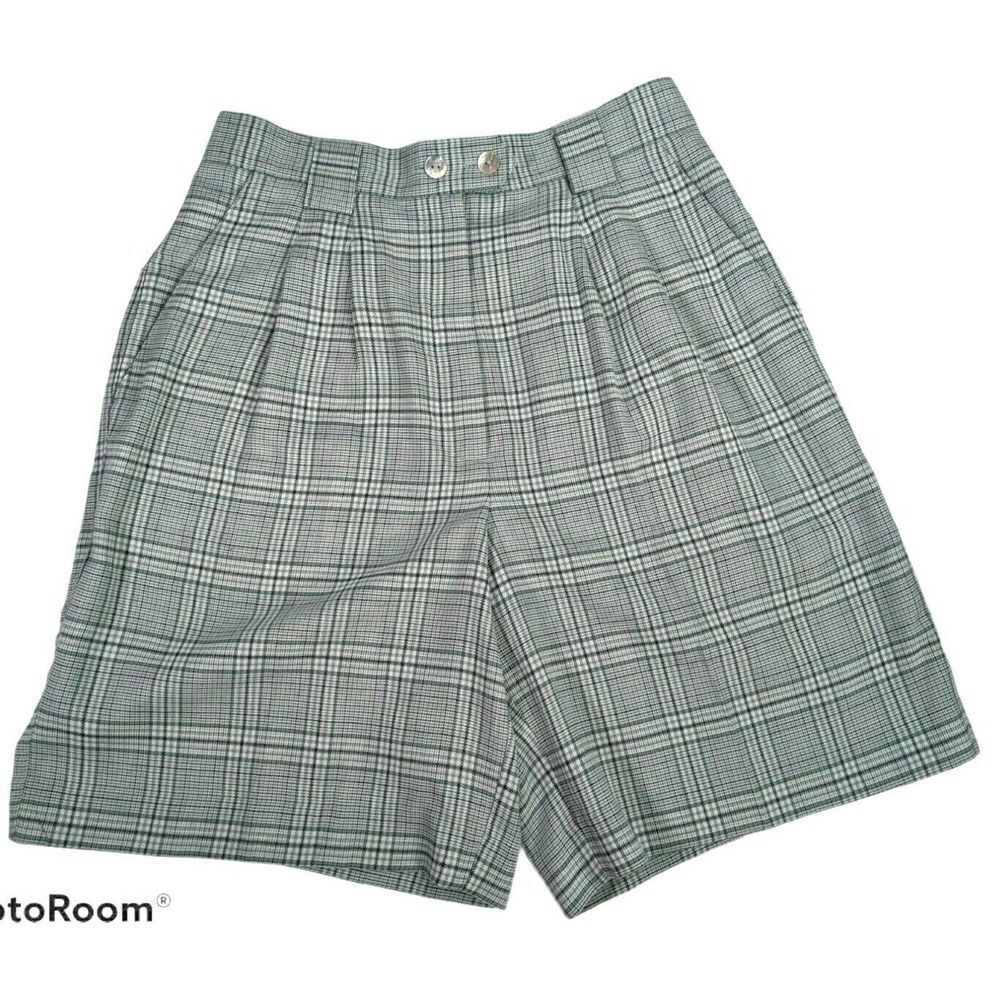 Vintage Y2K Tail Shorts High Rise Waist Plaid Golf